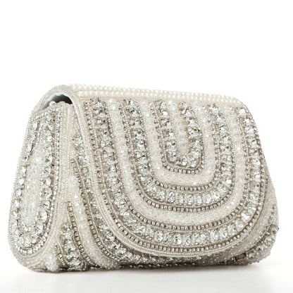 Gold Rush Embroidered Flap Bag