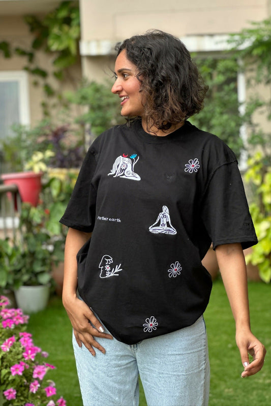 Mother Earth Black Tshirt