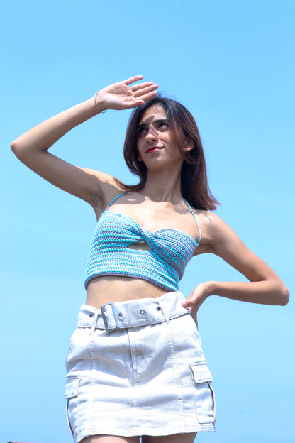 Twist It Crochet Crop Top