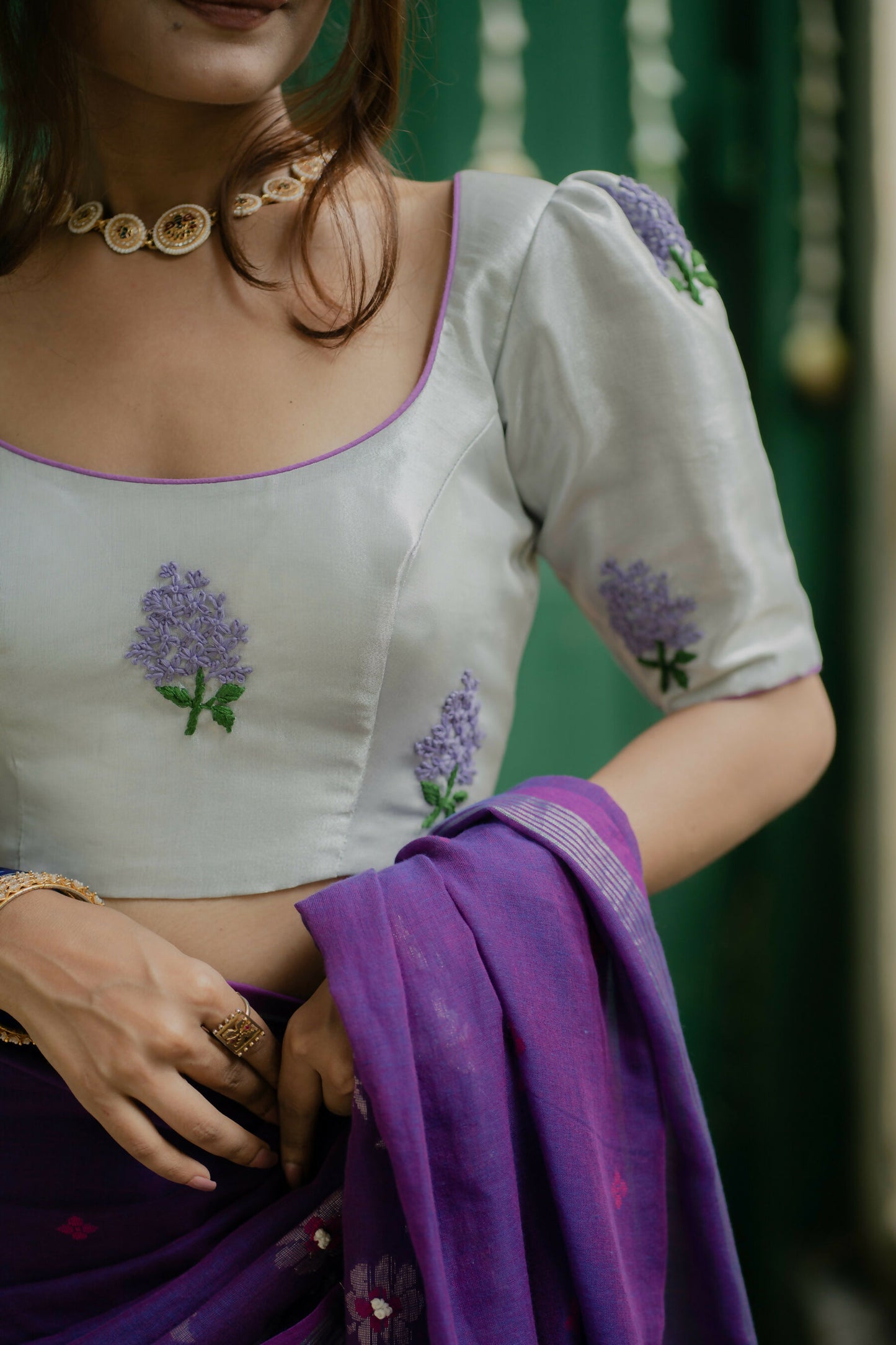 Lavender Bloom Blouse