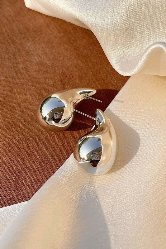 Silver Tear Drop Earrings