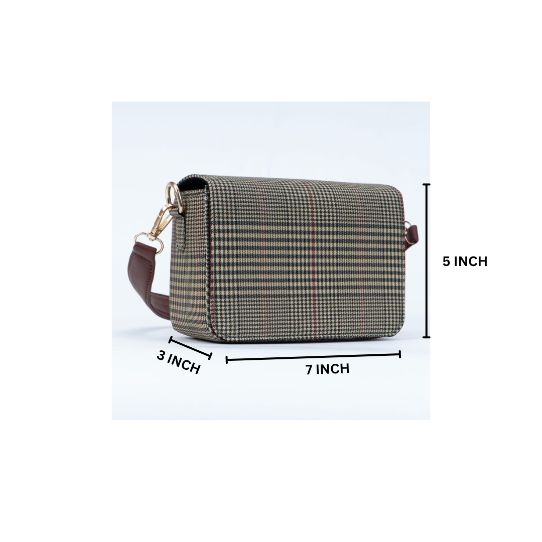 Winter Essential Blockprinted Rectangle Cross Body Bags