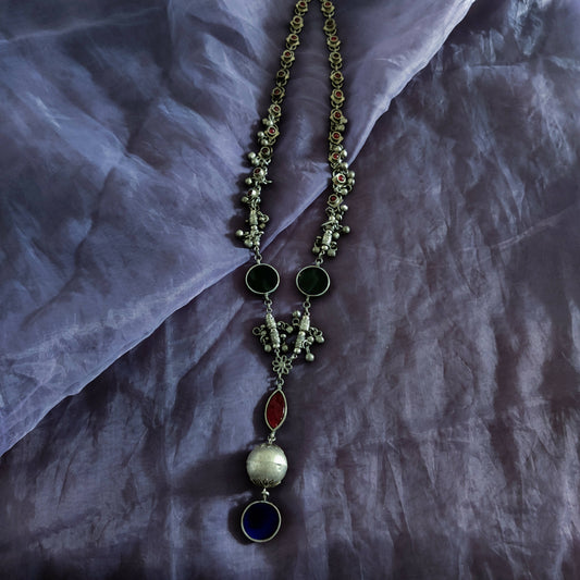 Ghunghru Glass Chain Necklace