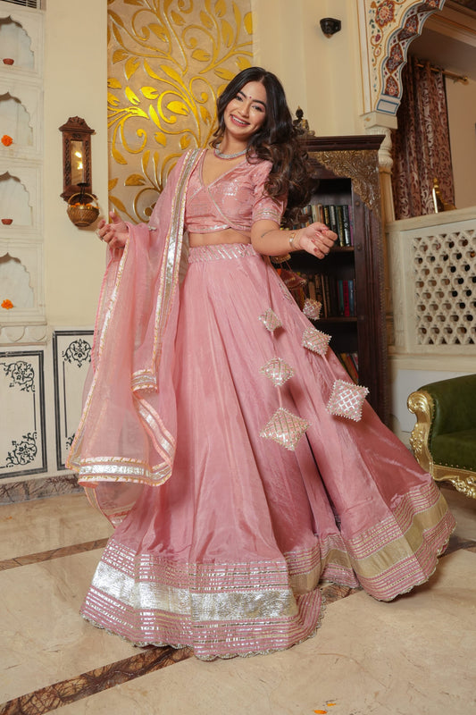 Moonlight Silk Lehenga Set