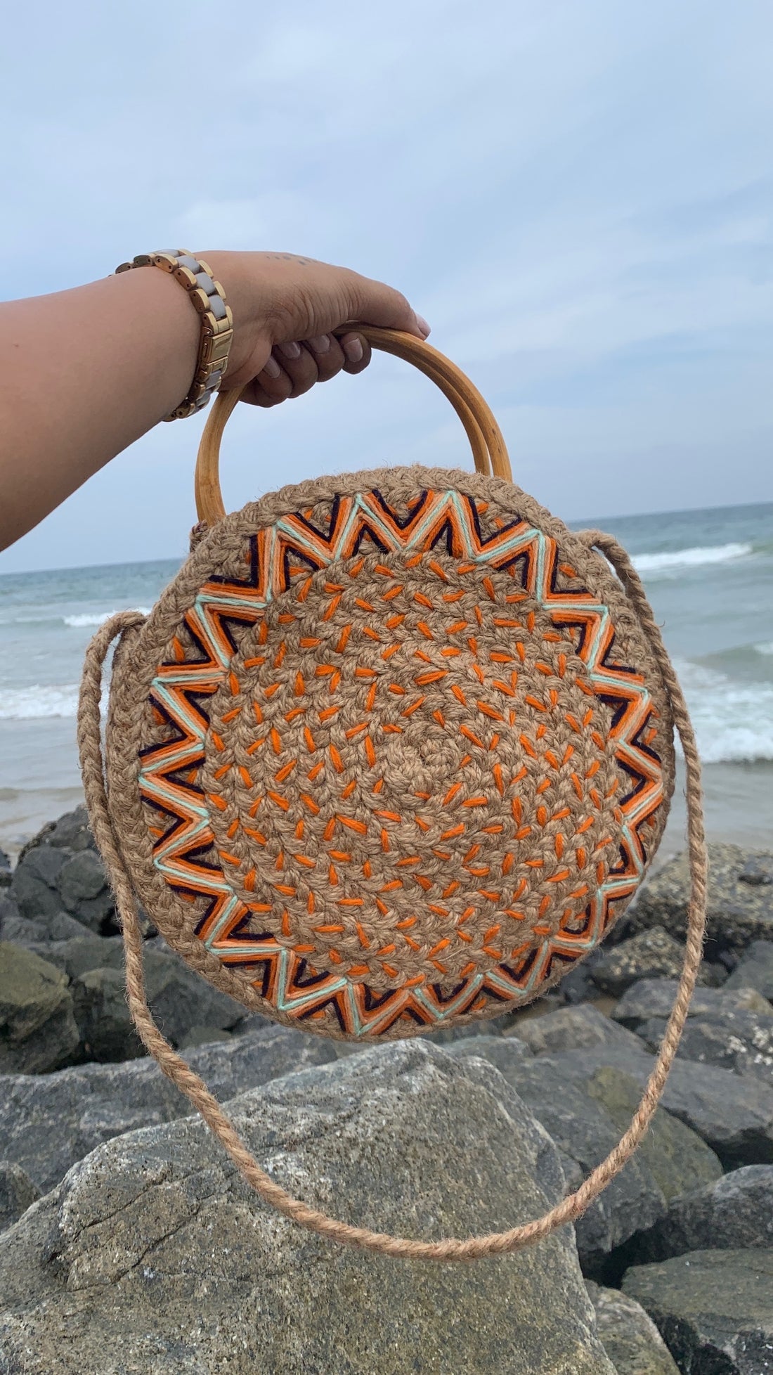 Aztec Full Moon Bag