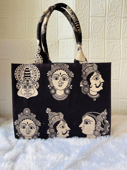 Katahk Print Box Bag