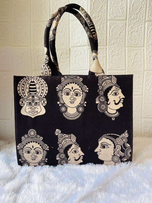 Katahk Print Box Bag