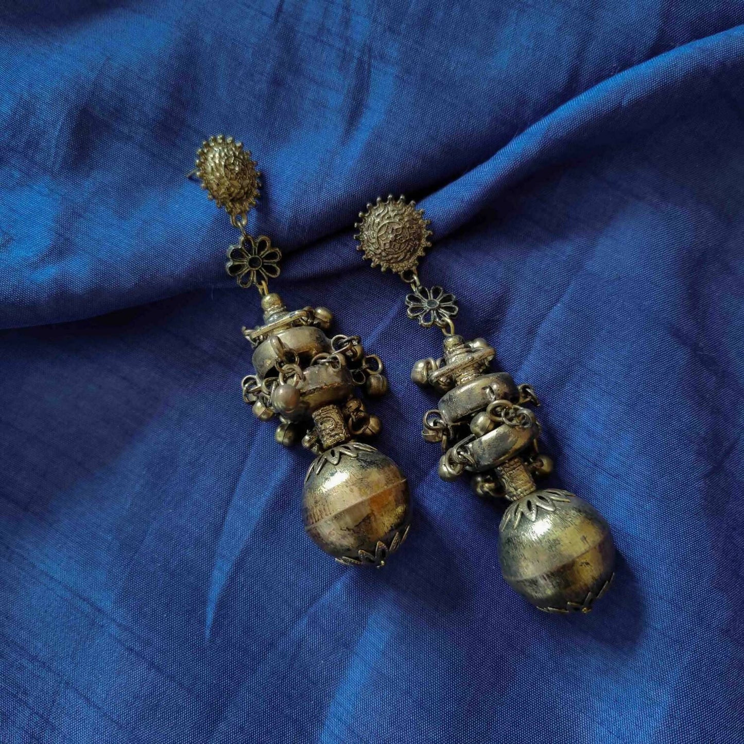 Golden Ball Earrings