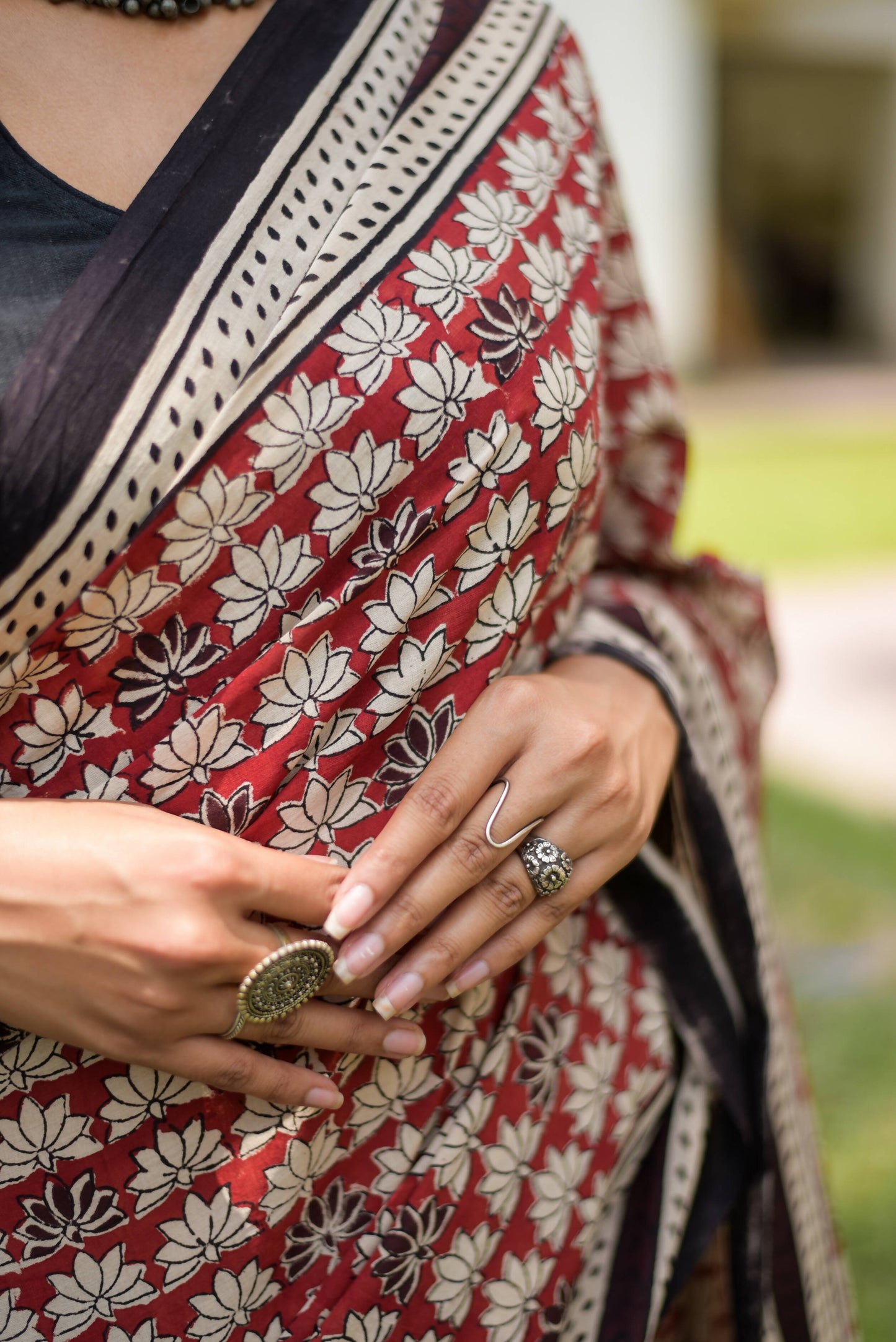 Terra Rouge Saree
