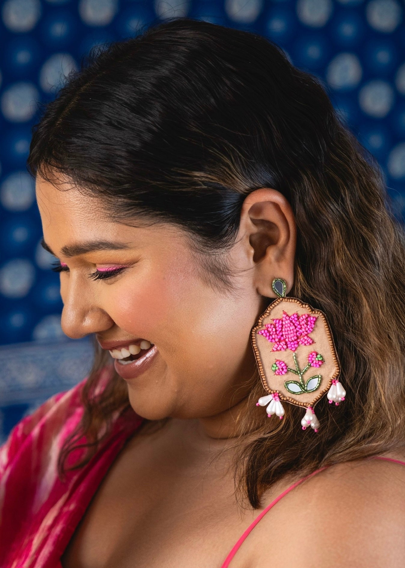 Chitra Lotus Earrings