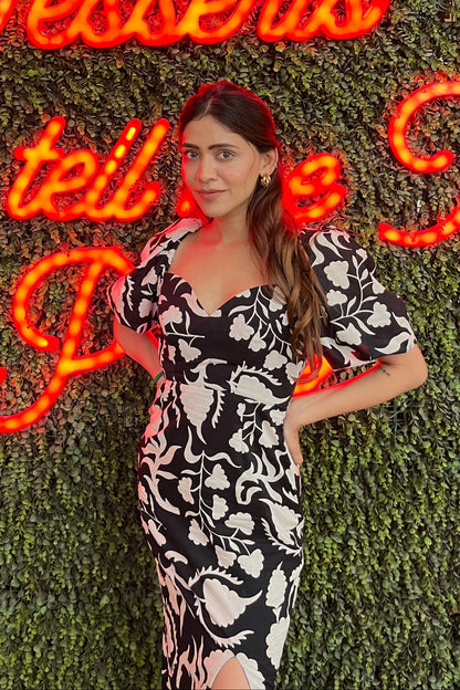 Elena Printed Cotton Dress
