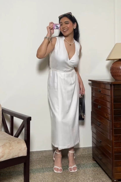 Amalie Moss Midi Dress
