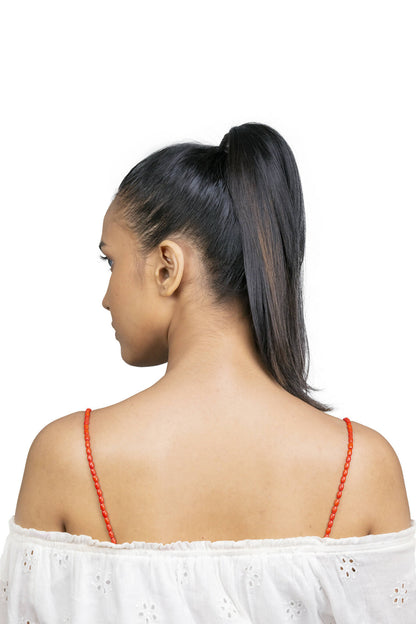 Red Fusion Mix Beaded Bra Strap
