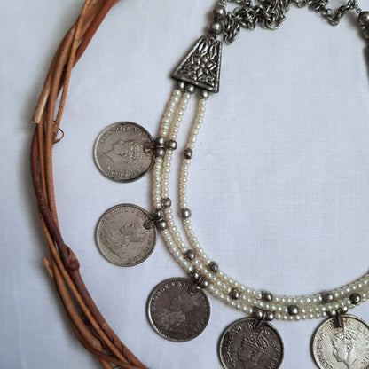 Paisa Choker With Pearls