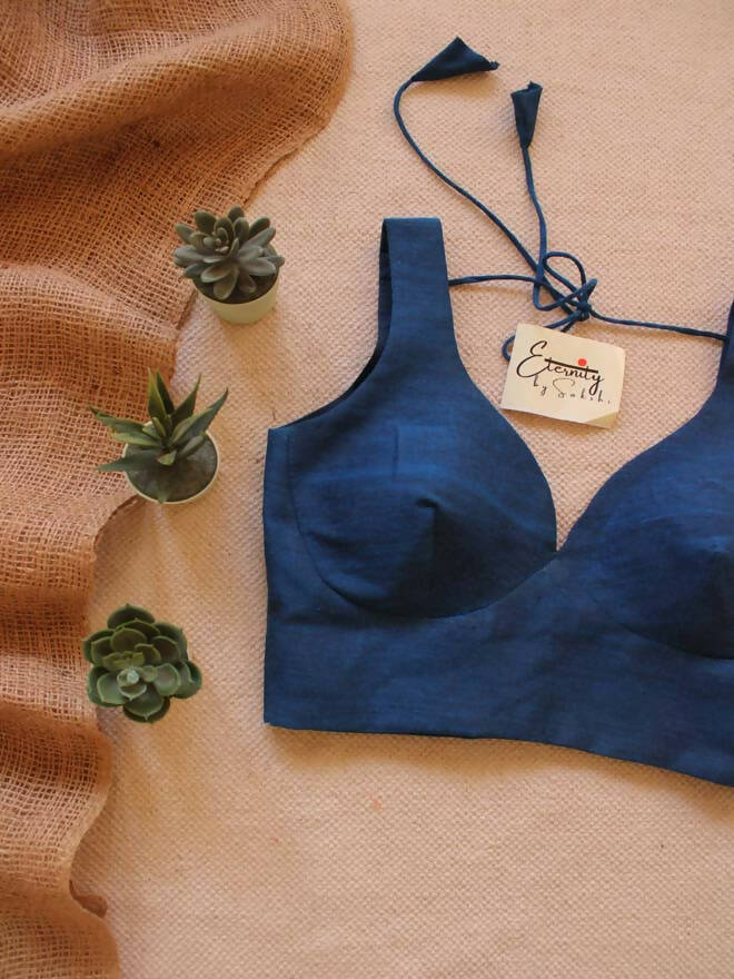 Peacock Madhubala Cotton Sleeveless Blouse