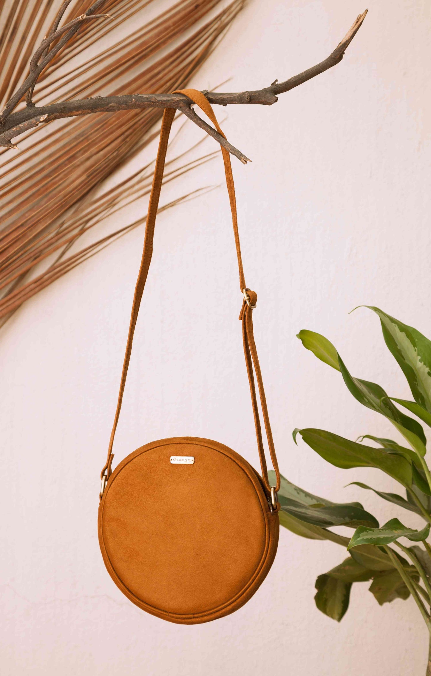 Floral Embroidered Round Sling