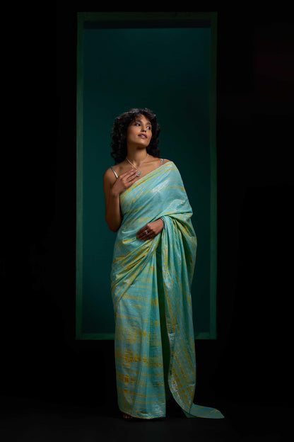 Rainbow Sky Twin Tie Dye Saree