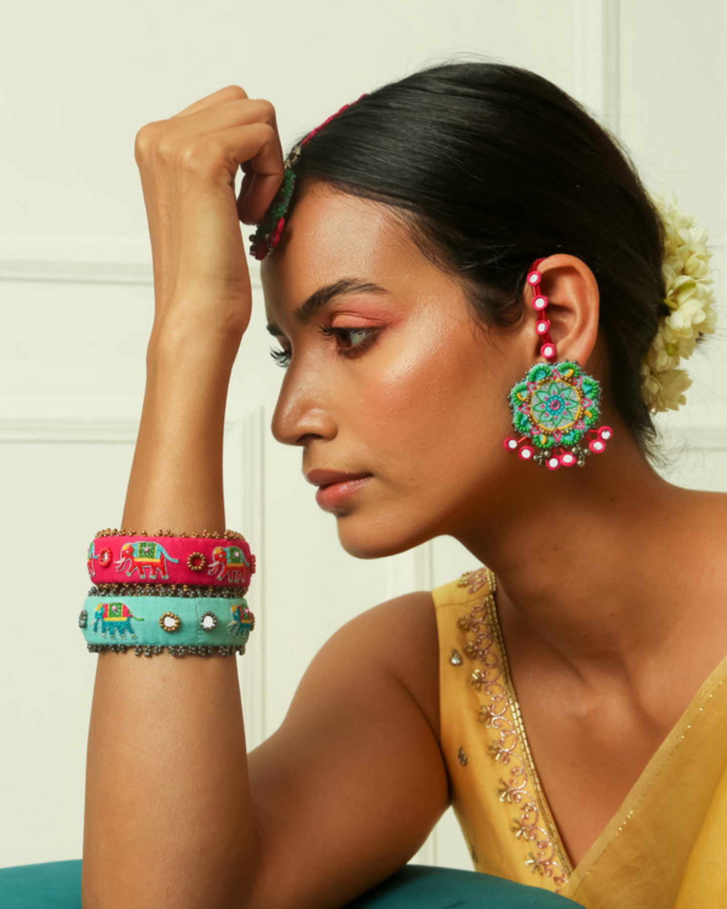 Pushpa Earrings