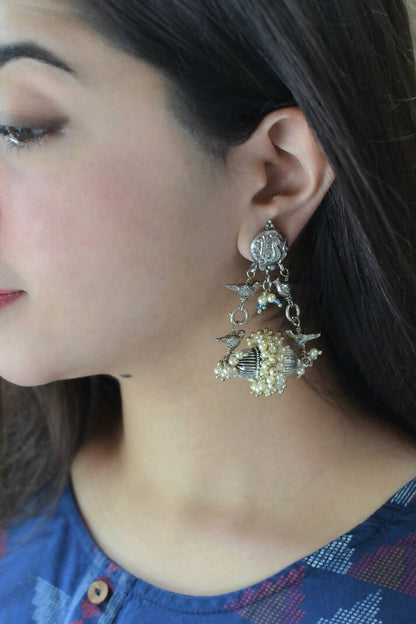Bird Feeder Earrings