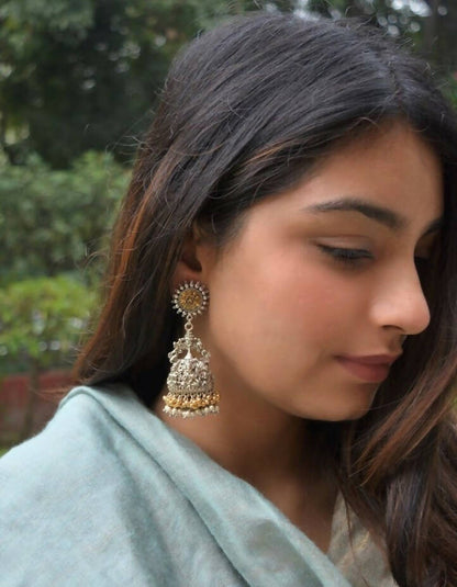 ORNATE PEARL JHUMKAS