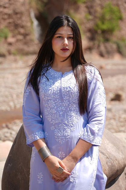 Gul Modal Chikankari Kurti