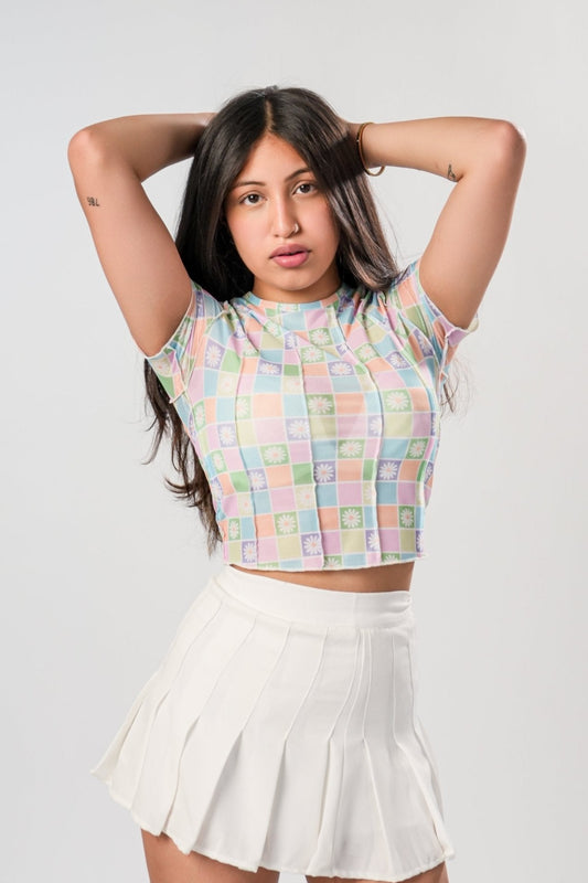 Daisy Mesh Top