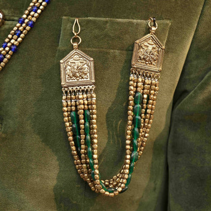 Rajasthani Glass Bead Choker Necklace