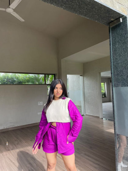 Purple Coord Set