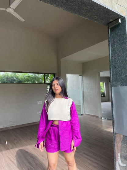 Purple Coord Set
