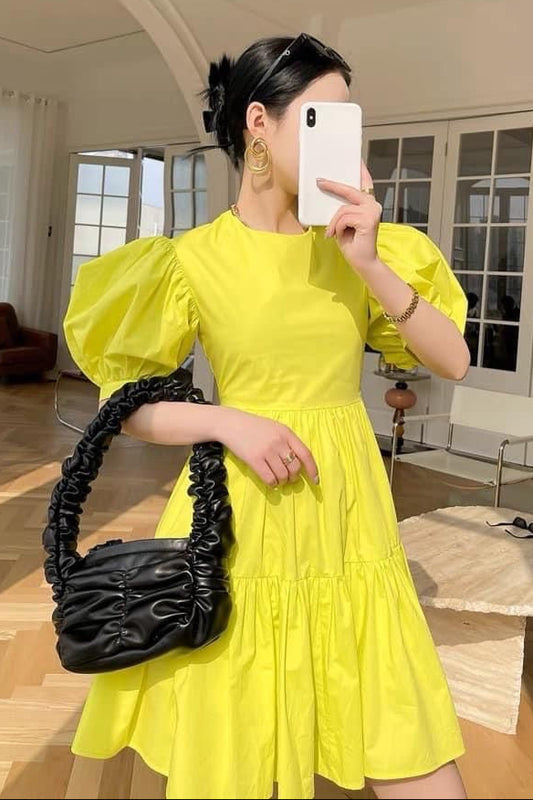 Hot Yellow dress