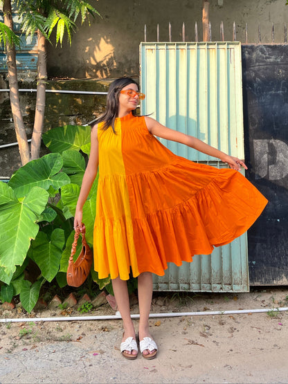 Half n Half Dress