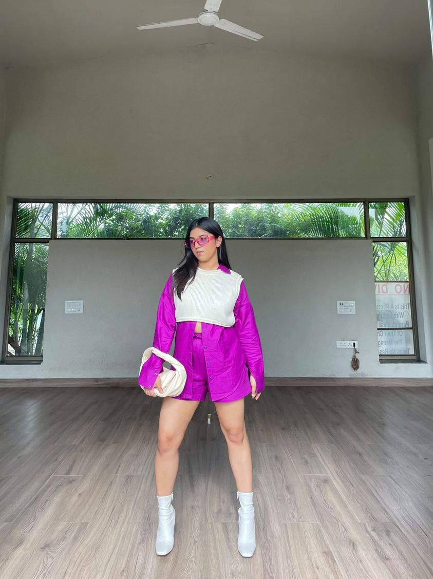 Purple Coord Set
