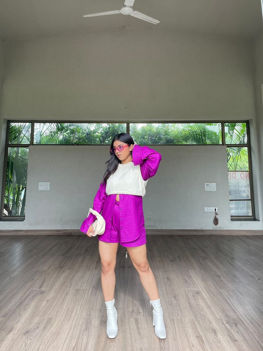 Purple Coord Set