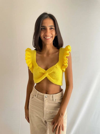 Cherry Blossom Crochet Top