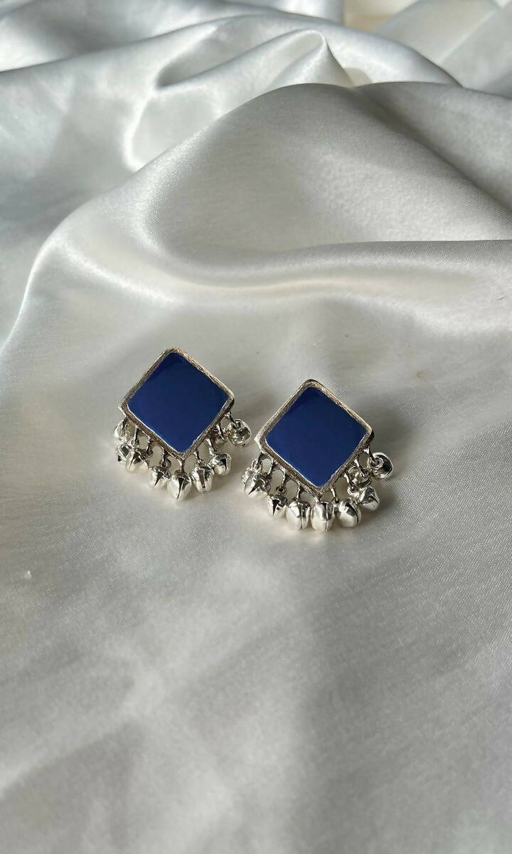Square Ghungroo Studs