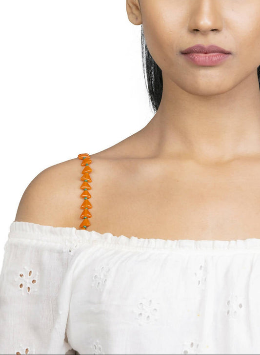 Orange Fusion Bra Strap