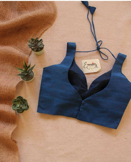 Peacock Madhubala Cotton Sleeveless Blouse