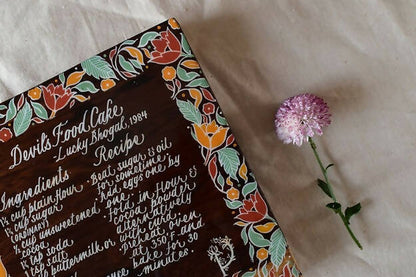 From the Kitchen- Recipe Plate