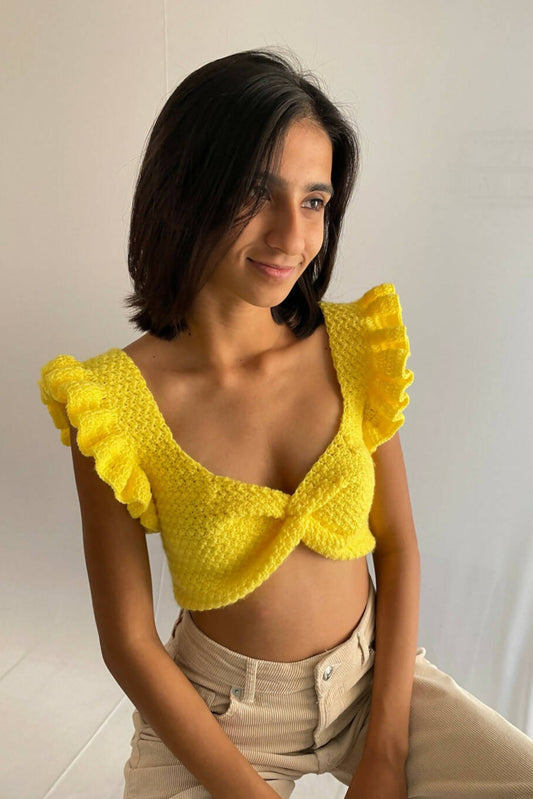 Cherry Blossom Crochet Top