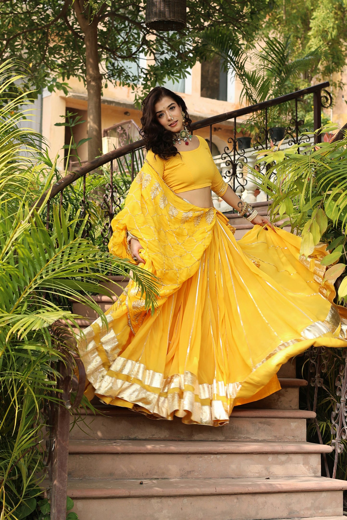 Padmini - Gota Work Kalidar Lehenga